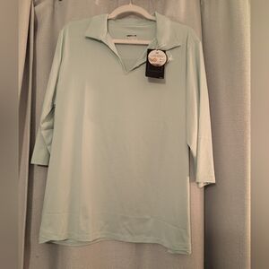 Mint Green Women's Button Down Shirt